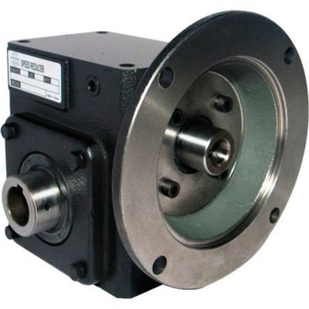 WORLDWIDE ELECTRIC Worldwide Cast Iron Right Angle Worm Gear Reducer 10:1 Ratio 56C Frame HdRF133-10/1-H-56C
